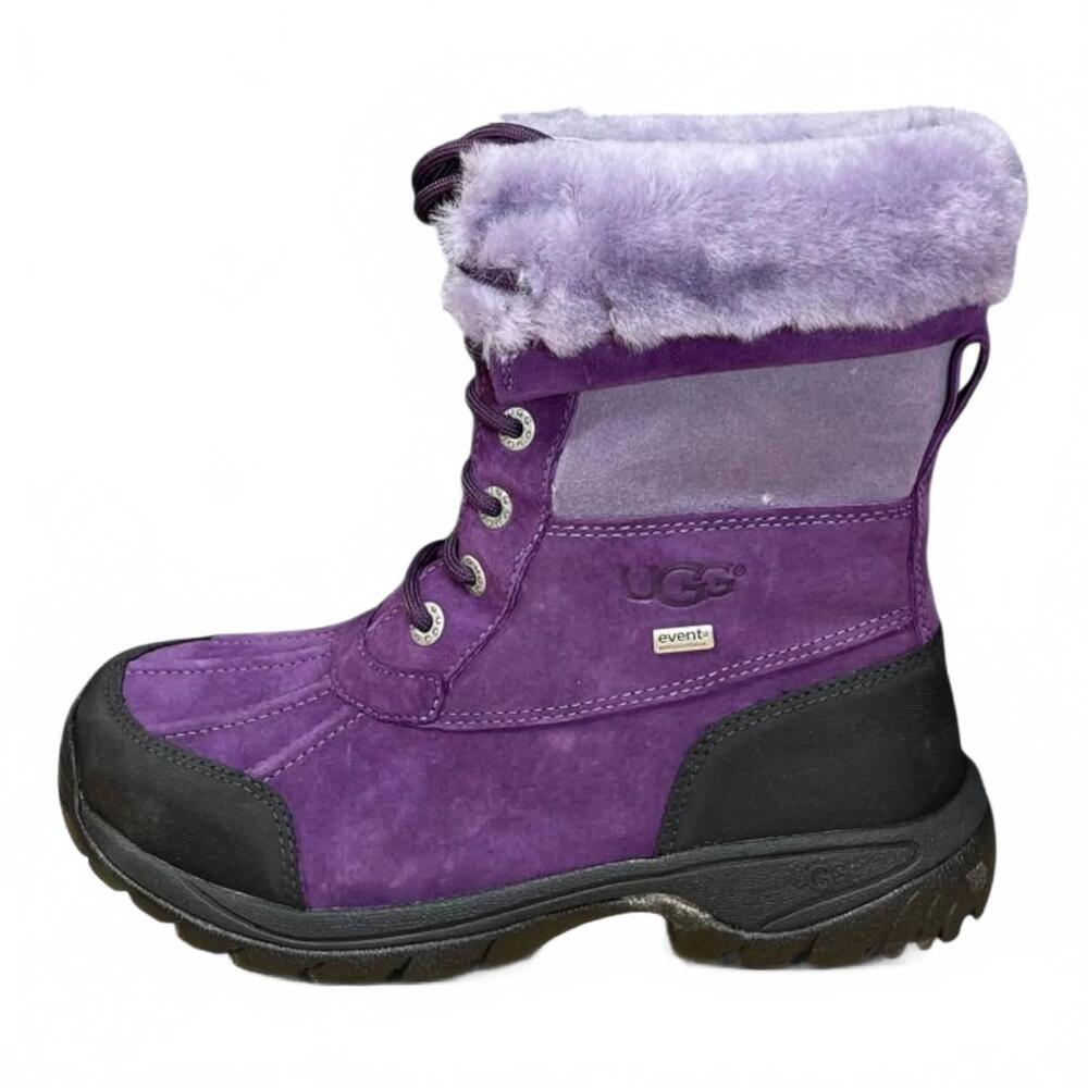 NEW UGG kid's butte boots in deep purple